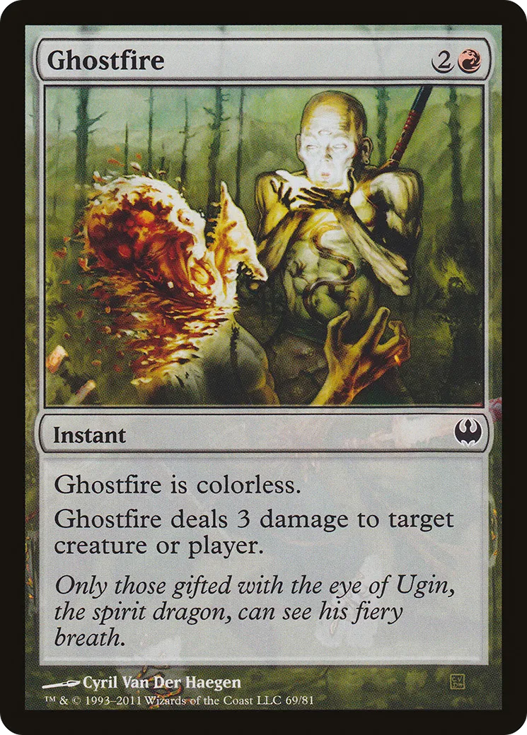 Ghostfire — Duel Decks: Knights vs. Dragons — Magic: The Gathering