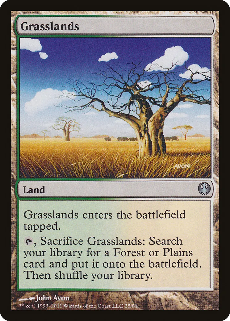 Grasslands — Duel Decks: Knights vs. Dragons — Magic: The Gathering