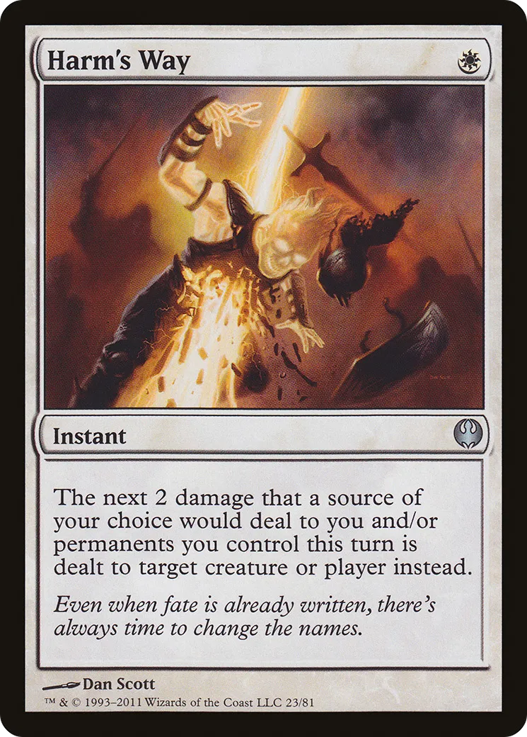 Harm's Way — Duel Decks: Knights vs. Dragons — Magic: The Gathering