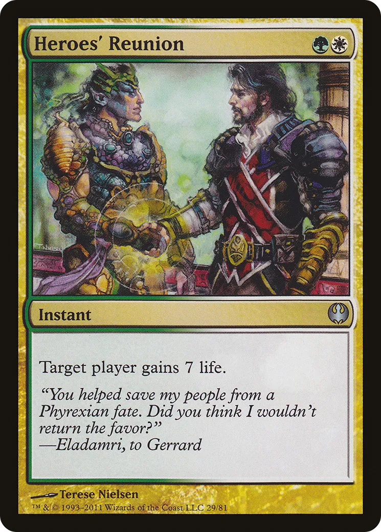 Heroes' Reunion — Duel Decks: Knights vs. Dragons — Magic: The Gathering