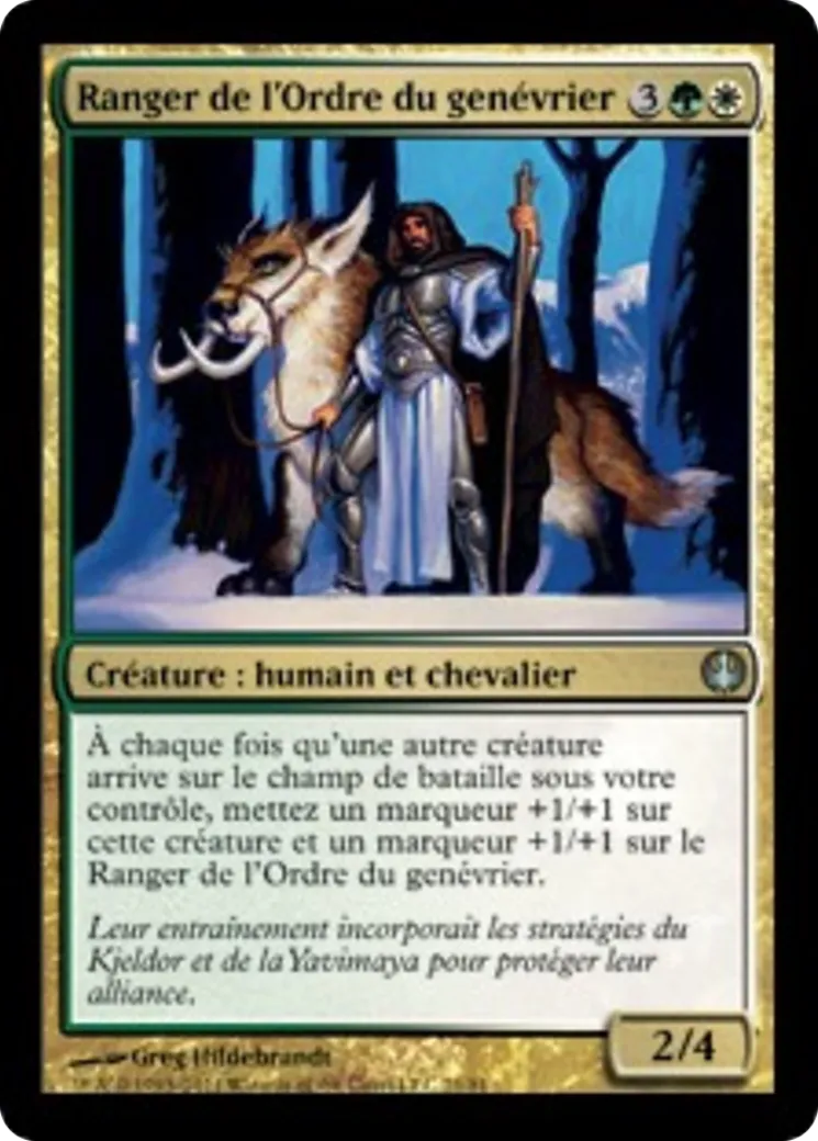 Ranger de l'Ordre du genévrier — Duel Decks: Knights vs. Dragons — Magic: The Gathering