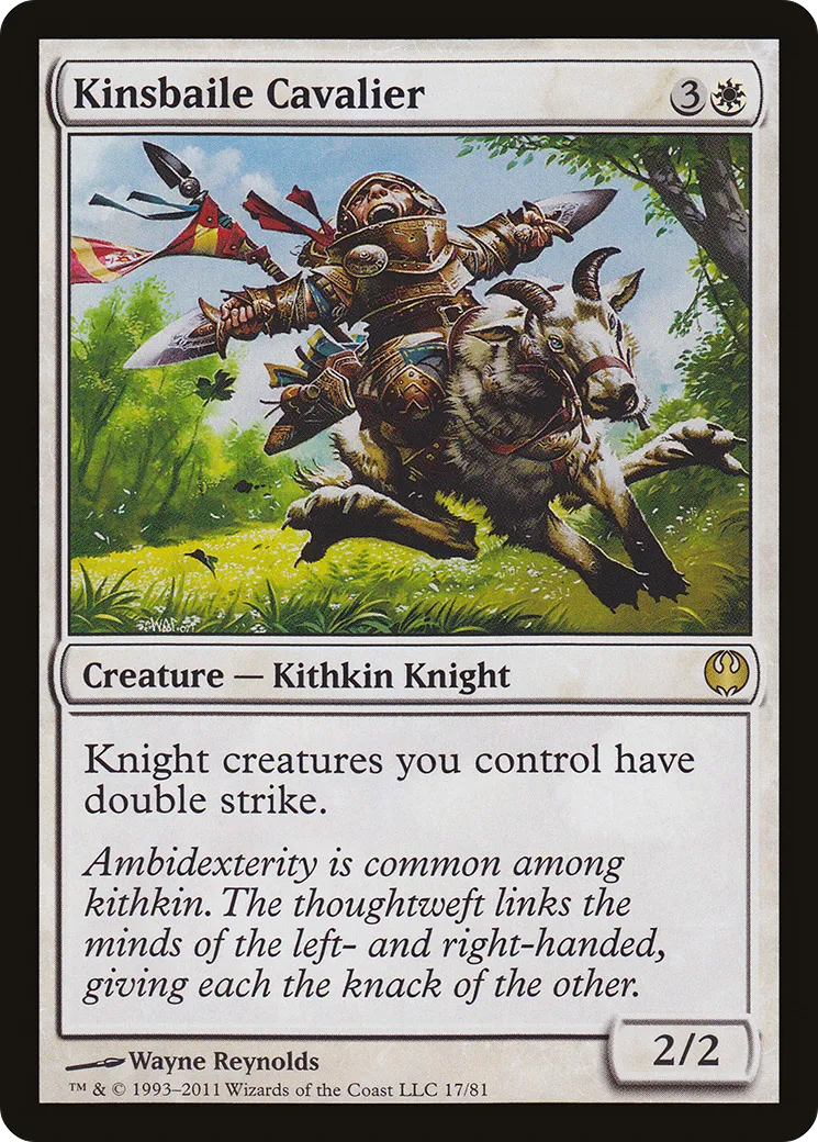 Cavalier de Kinsbayel — Duel Decks: Knights vs. Dragons — Magic: The Gathering