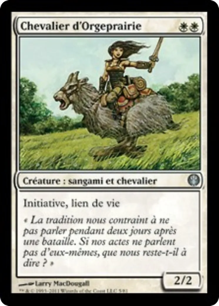 Chevalier d'Orgeprairie — Duel Decks: Knights vs. Dragons — Magic: The Gathering