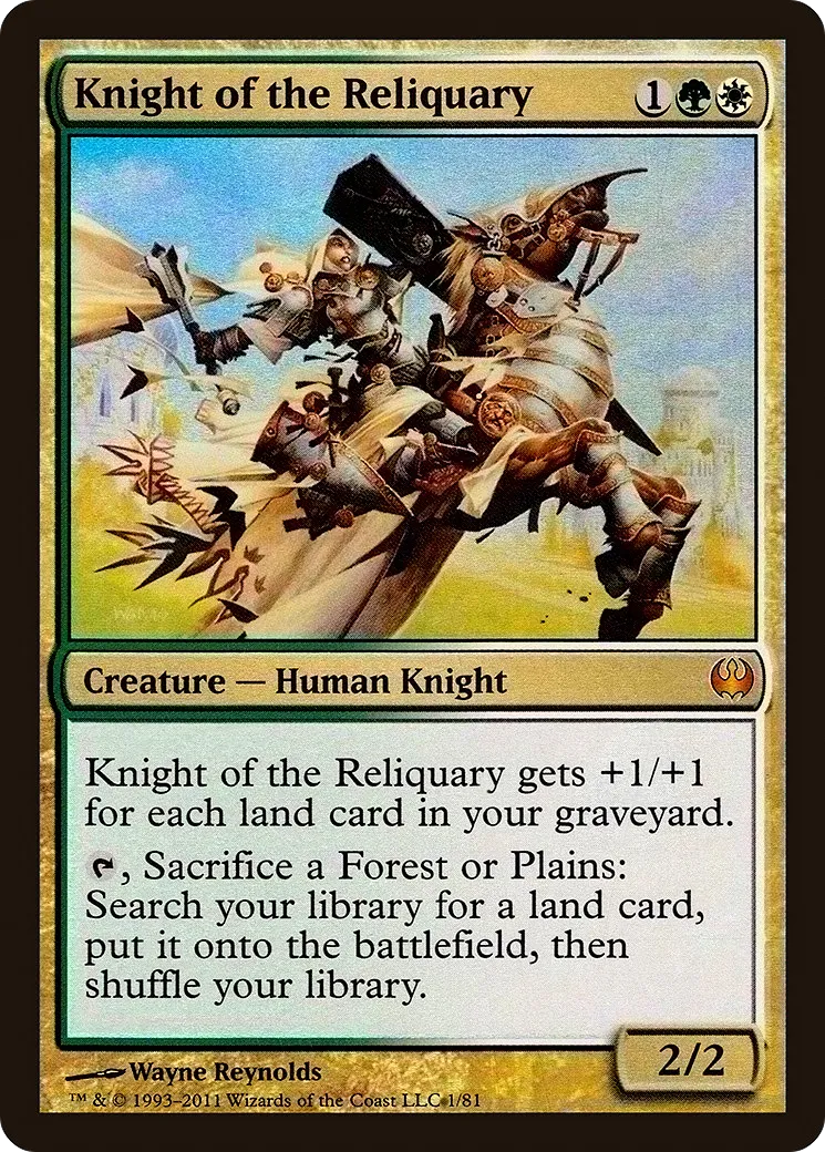 Knight of the Reliquary — Duel Decks: Knights vs. Dragons — Magic: The Gathering