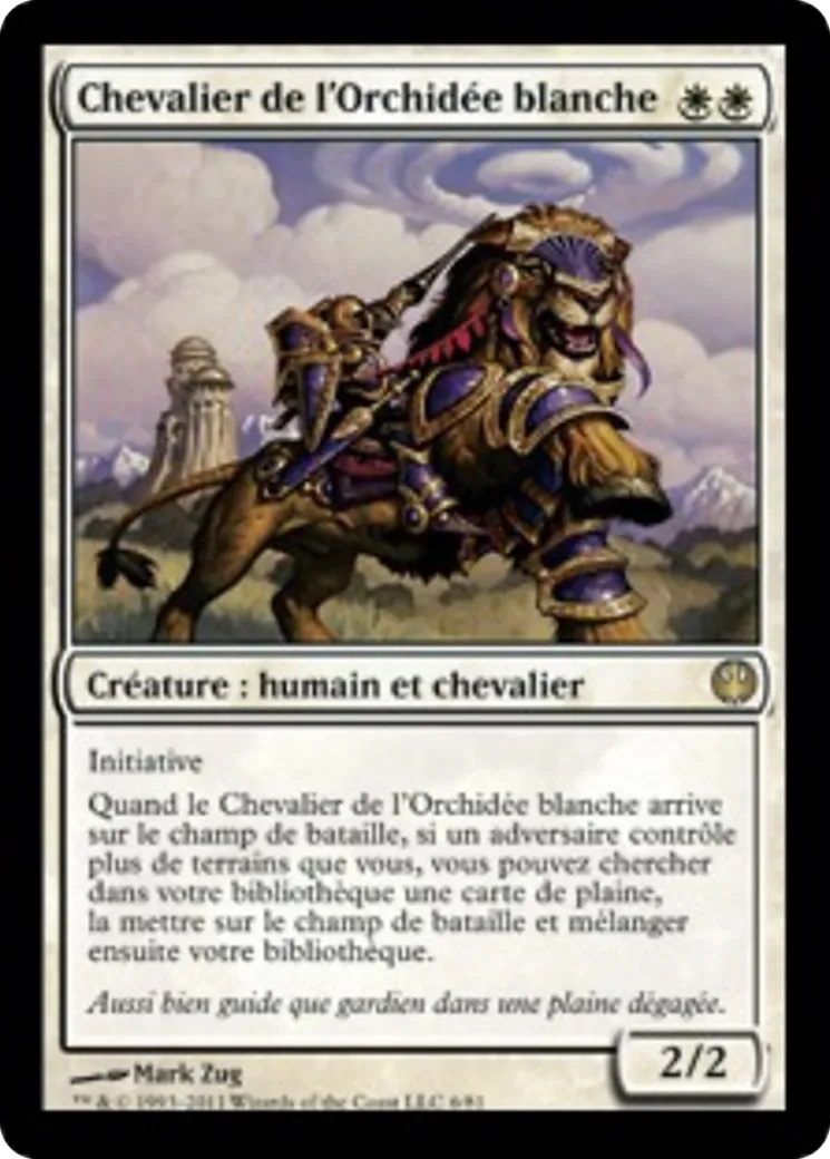 Chevalier de l'Orchidée blanche — Duel Decks: Knights vs. Dragons — Magic: The Gathering