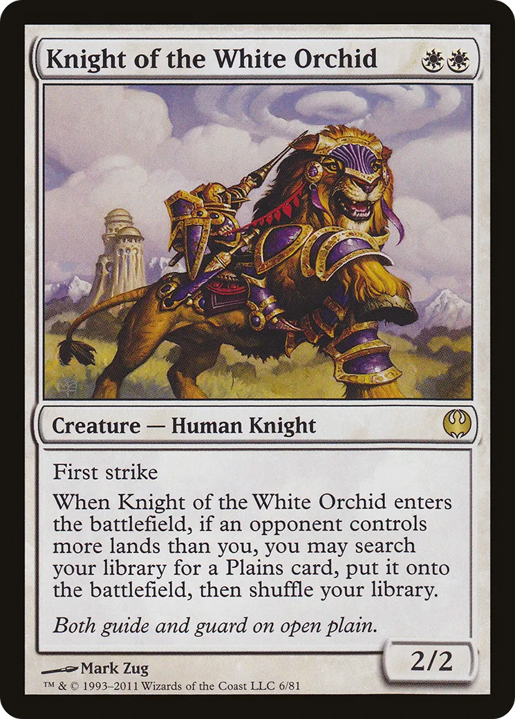 Knight of the White Orchid — Duel Decks: Knights vs. Dragons — Magic: The Gathering