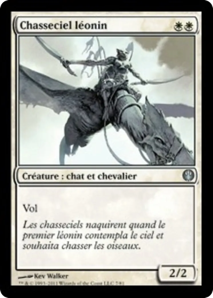 Chasseciel léonin — Duel Decks: Knights vs. Dragons — Magic: The Gathering