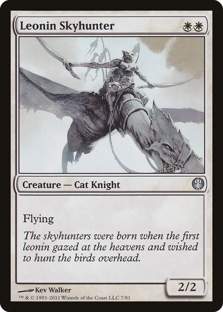 Leonin Skyhunter — Duel Decks: Knights vs. Dragons — Magic: The Gathering