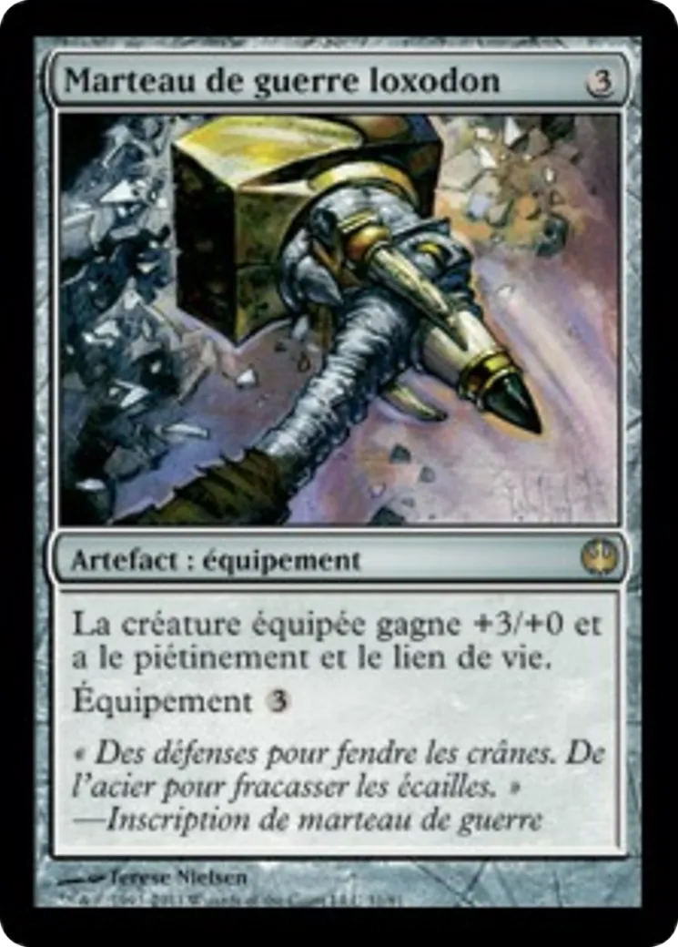 Marteau de guerre loxodon — Duel Decks: Knights vs. Dragons — Magic: The Gathering