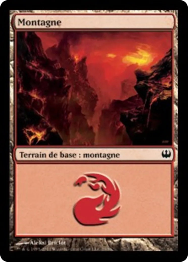 Montagne — Duel Decks: Knights vs. Dragons — Magic: The Gathering