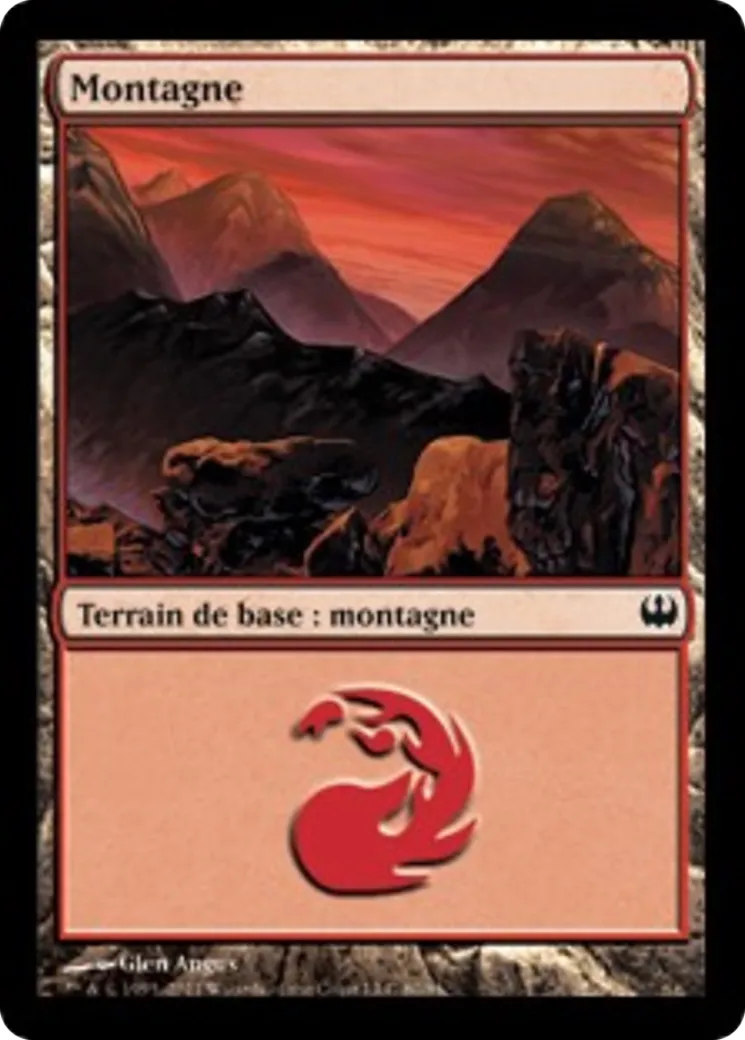 Montagne — Duel Decks: Knights vs. Dragons — Magic: The Gathering