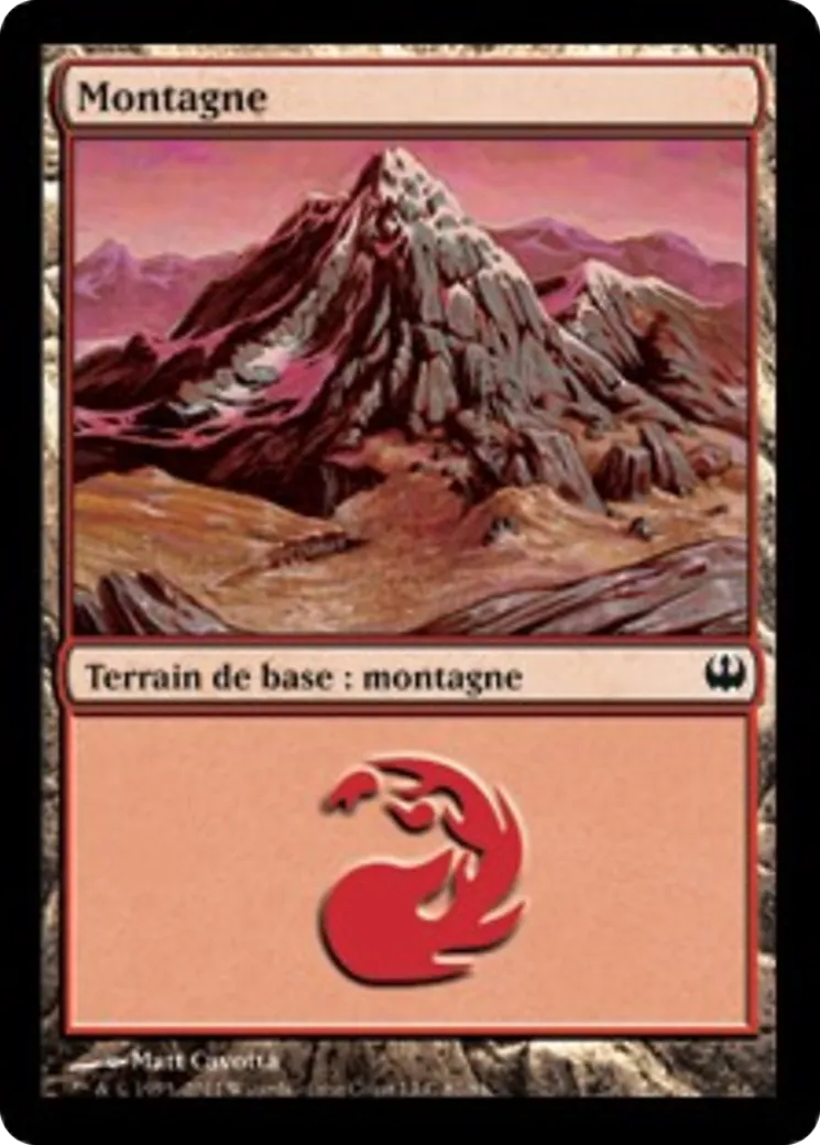 Montagne — Duel Decks: Knights vs. Dragons — Magic: The Gathering