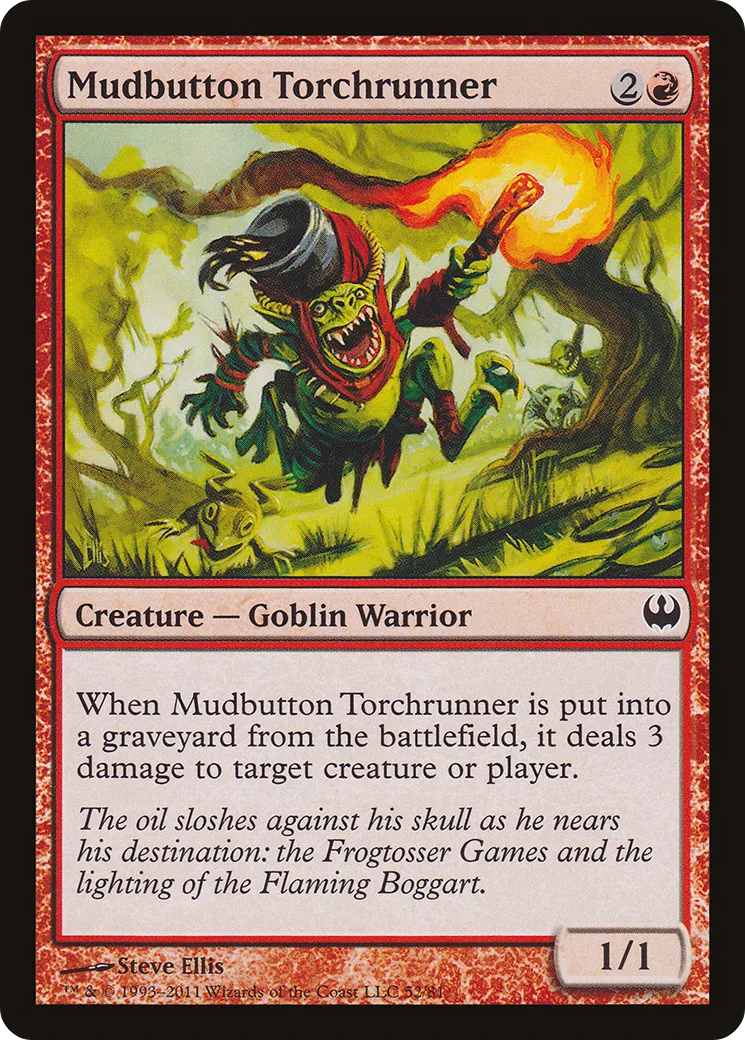 Mudbutton Torchrunner from Duel Decks: Knights vs. Dragons - Magic: The Gathering