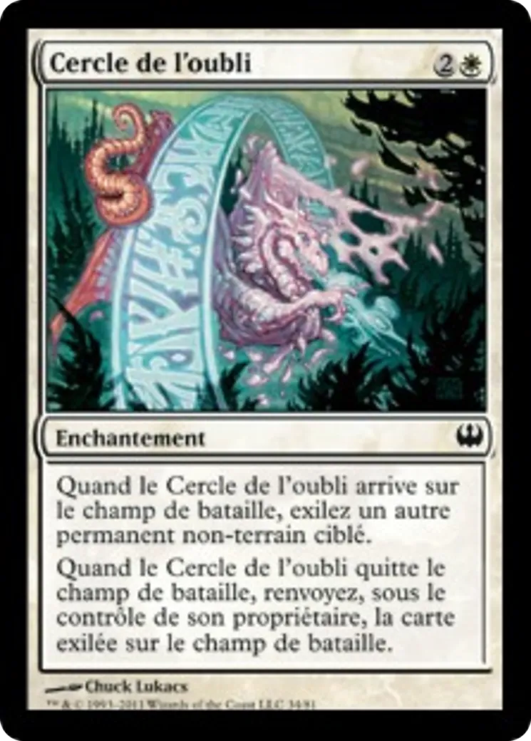 Cercle de l'oubli — Duel Decks: Knights vs. Dragons — Magic: The Gathering