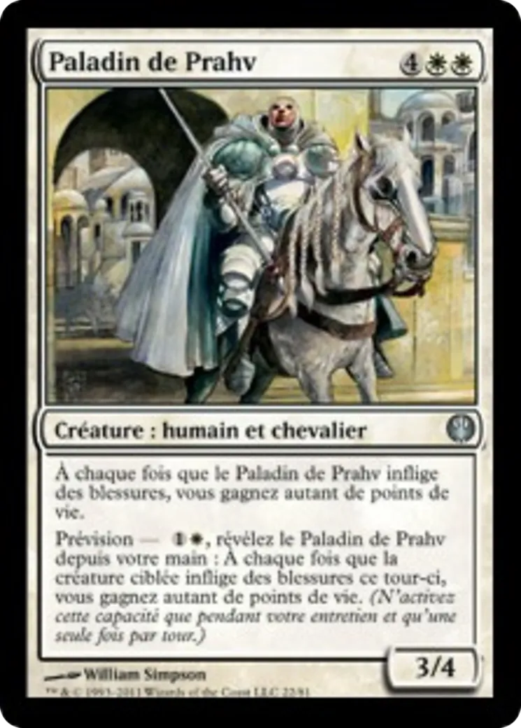 Paladin de Prahv — Duel Decks: Knights vs. Dragons — Magic: The Gathering