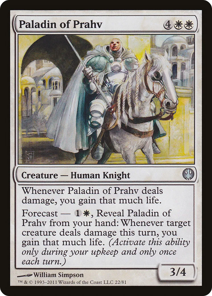 Paladin of Prahv — Duel Decks: Knights vs. Dragons — Magic: The Gathering