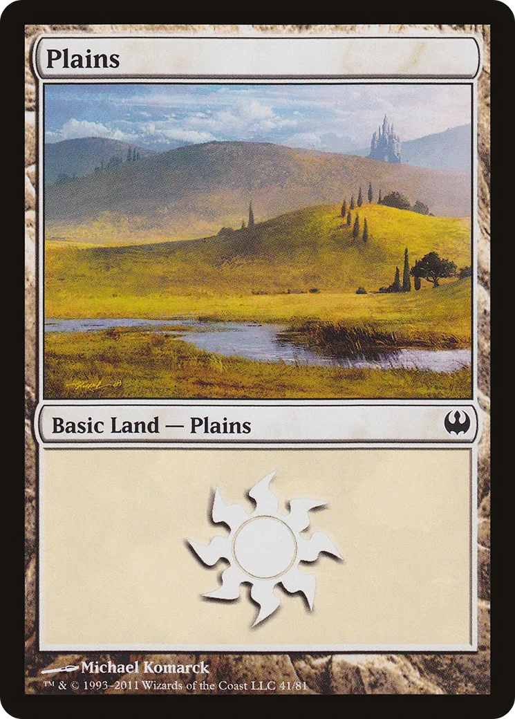 Plains — Duel Decks: Knights vs. Dragons — Magic: The Gathering