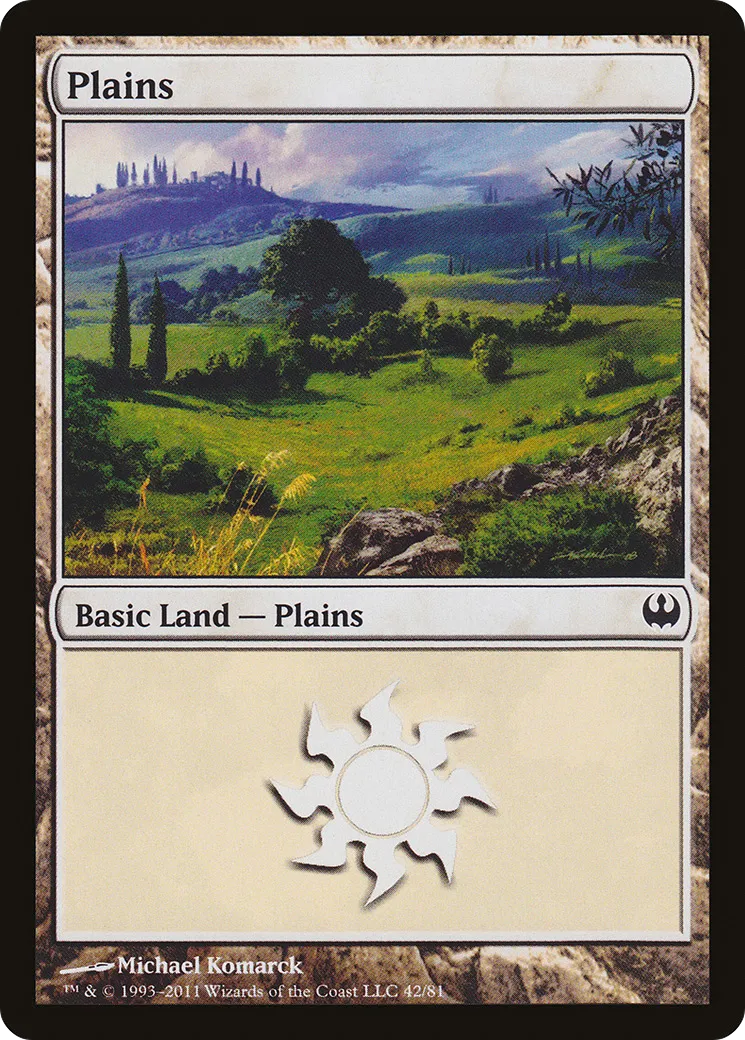 Plains — Duel Decks: Knights vs. Dragons — Magic: The Gathering
