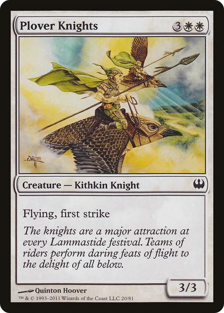 Plover Knights from Duel Decks: Knights vs. Dragons - Magic: The Gathering