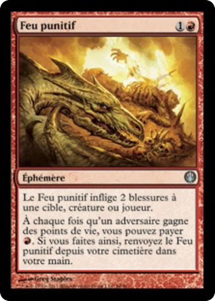 Feu punitif — Duel Decks: Knights vs. Dragons — Magic: The Gathering