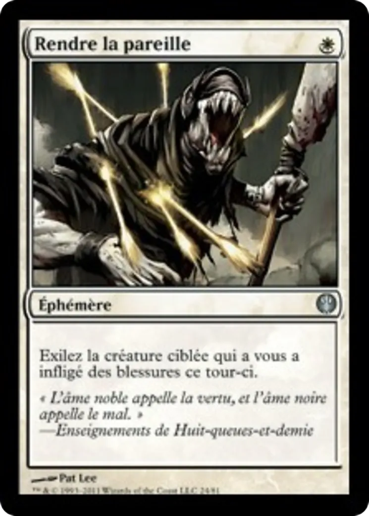 Rendre la pareille — Duel Decks: Knights vs. Dragons — Magic: The Gathering
