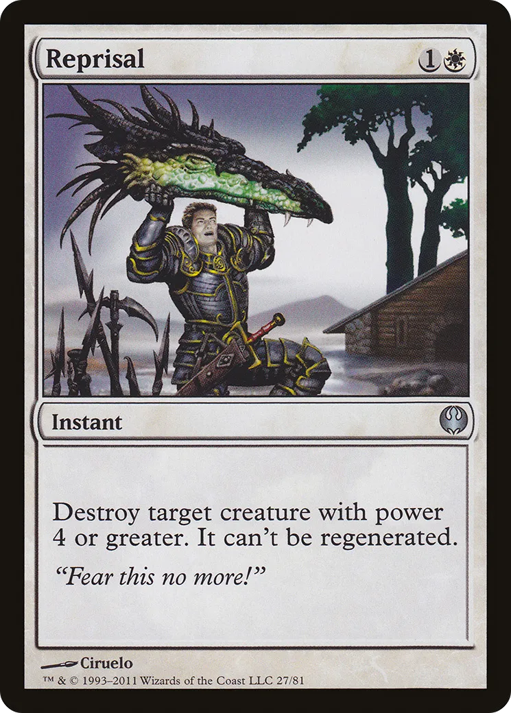 Représailles — Duel Decks: Knights vs. Dragons — Magic: The Gathering
