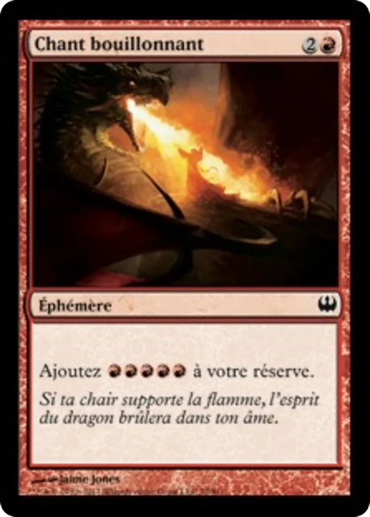Chant bouillonnant from Duel Decks: Knights vs. Dragons - Magic: The Gathering