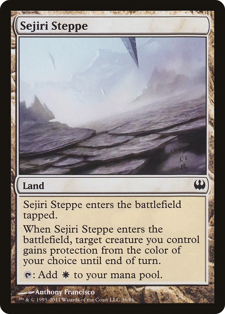 Sejiri Steppe — Duel Decks: Knights vs. Dragons — Magic: The Gathering