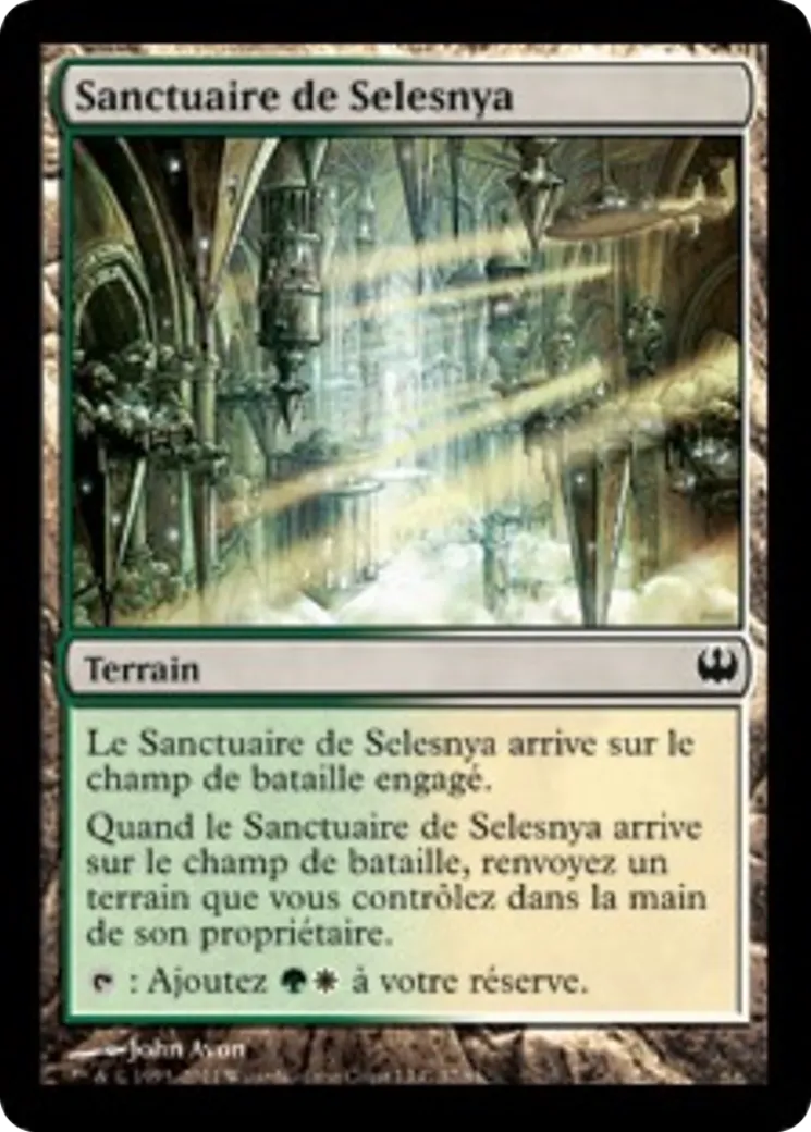 Sanctuaire de Selesnya from Duel Decks: Knights vs. Dragons - Magic: The Gathering