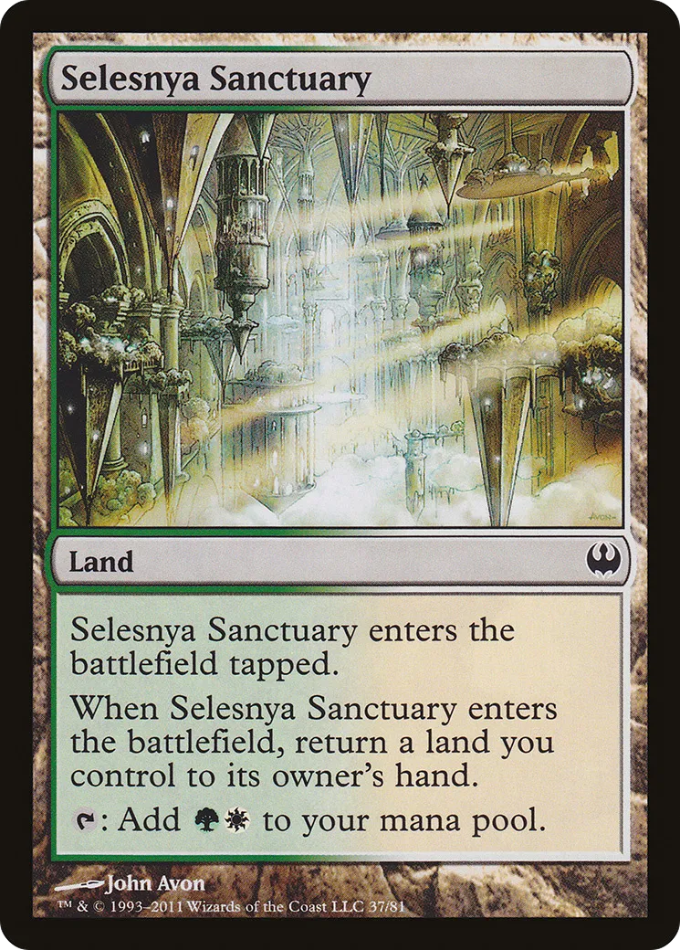 Selesnya Sanctuary — Duel Decks: Knights vs. Dragons — Magic: The Gathering