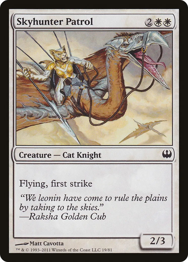 Skyhunter Patrol — Duel Decks: Knights vs. Dragons — Magic: The Gathering