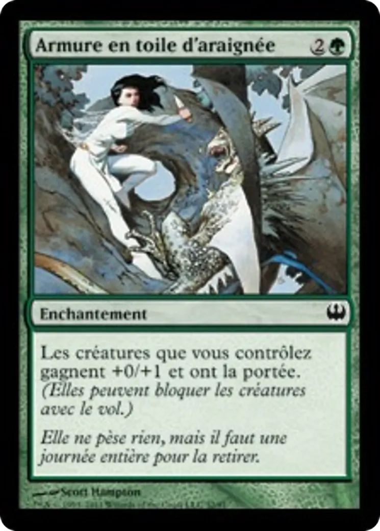 Armure en toile d'araignée — Duel Decks: Knights vs. Dragons — Magic: The Gathering
