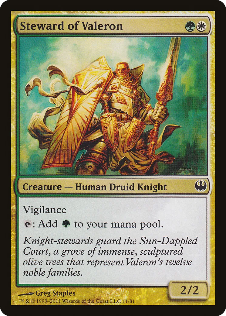 Steward of Valeron — Duel Decks: Knights vs. Dragons — Magic: The Gathering