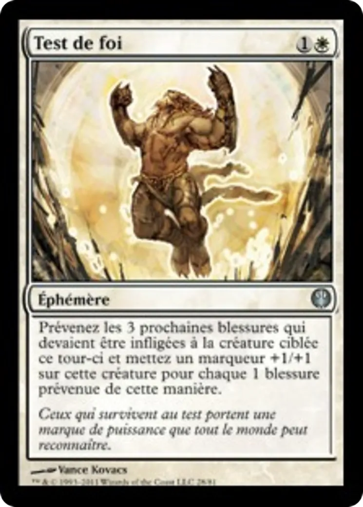 Test de foi — Duel Decks: Knights vs. Dragons — Magic: The Gathering