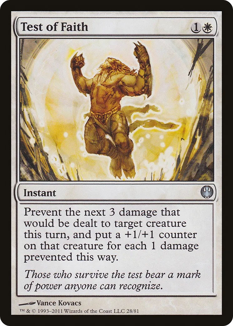 Test of Faith — Duel Decks: Knights vs. Dragons — Magic: The Gathering