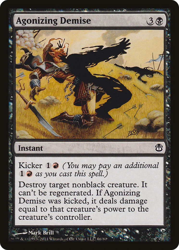 Agonizing Demise — Duel Decks: Ajani vs. Nicol Bolas — Magic: The Gathering