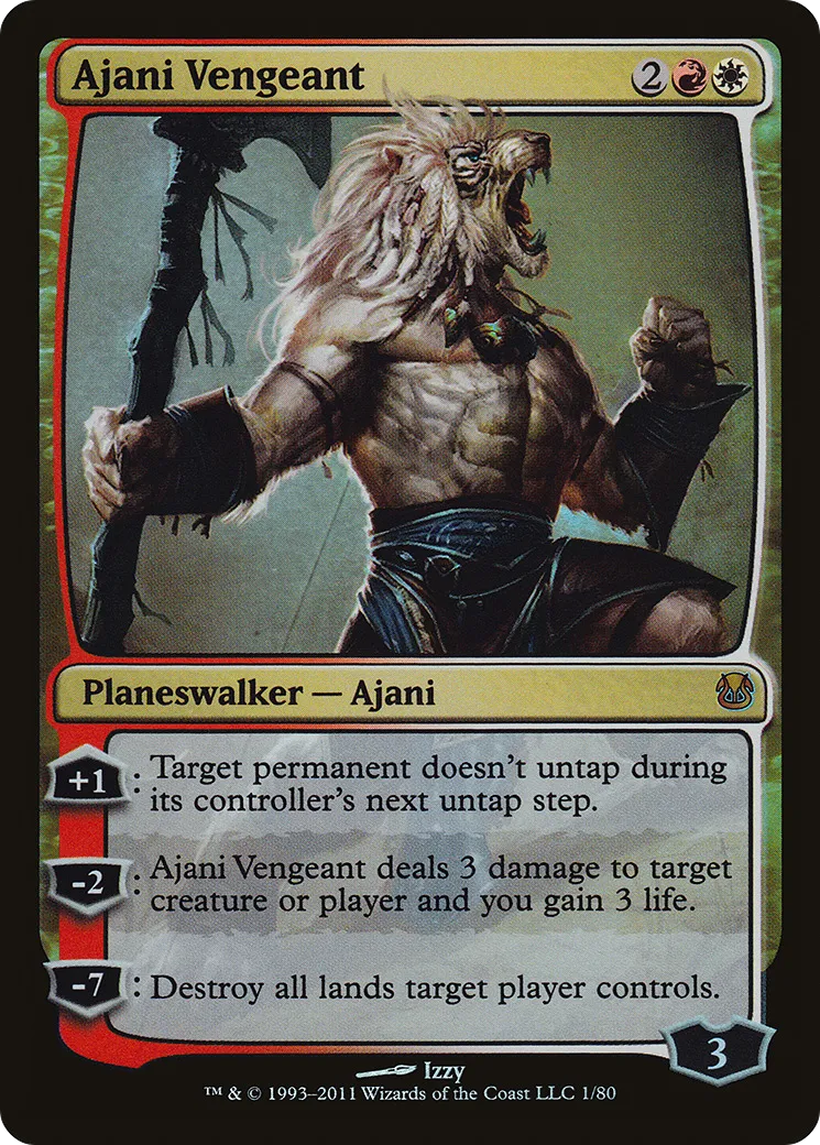 Ajani Vengeant — Duel Decks: Ajani vs. Nicol Bolas — Magic: The Gathering