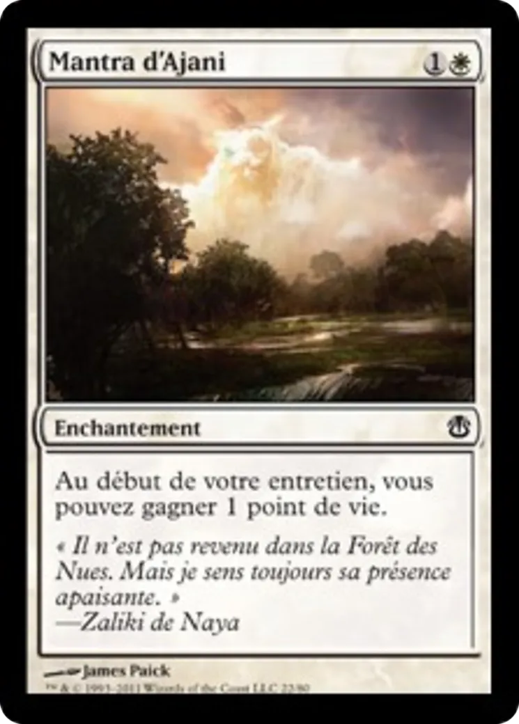 Mantra d'Ajani — Duel Decks: Ajani vs. Nicol Bolas — Magic: The Gathering