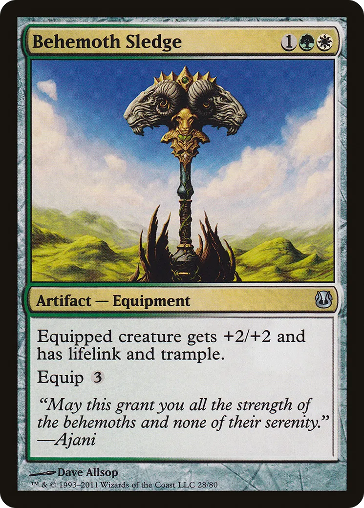 Frappe-devant béhémoth — Duel Decks: Ajani vs. Nicol Bolas — Magic: The Gathering