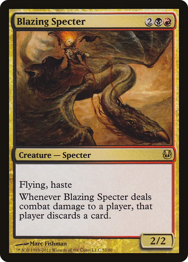 Blazing Specter — Duel Decks: Ajani vs. Nicol Bolas — Magic: The Gathering
