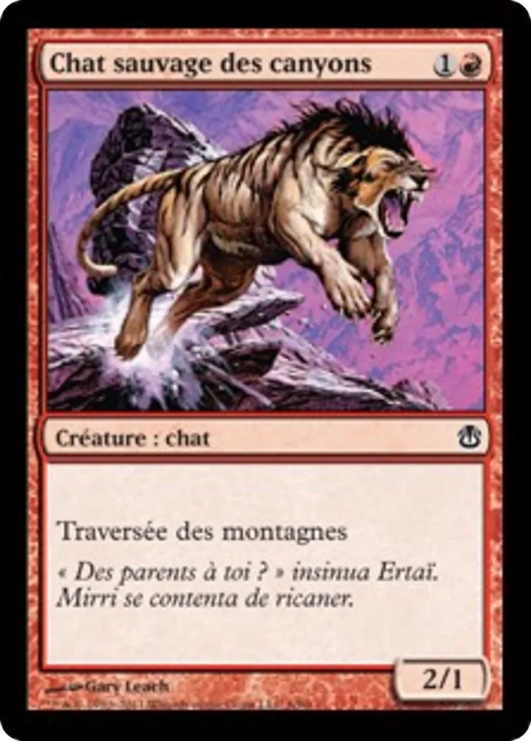 Chat sauvage des canyons — Duel Decks: Ajani vs. Nicol Bolas — Magic: The Gathering