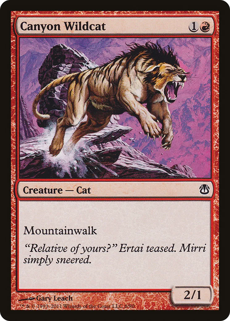 Chat sauvage des canyons — Duel Decks: Ajani vs. Nicol Bolas — Magic: The Gathering