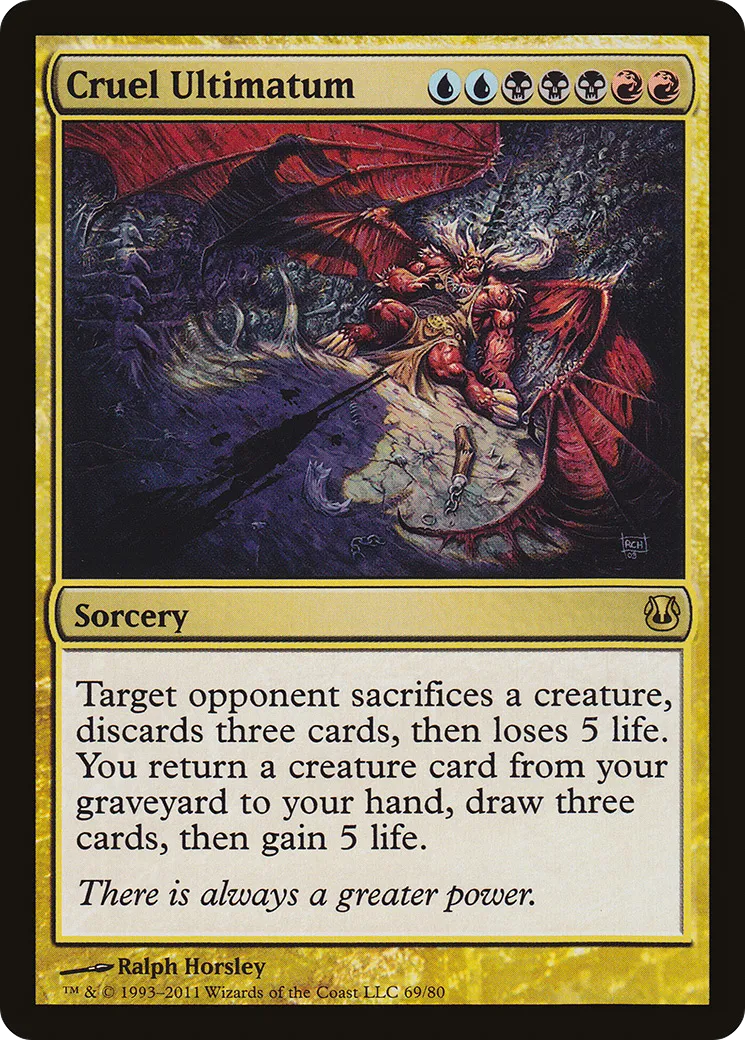 Cruel Ultimatum — Duel Decks: Ajani vs. Nicol Bolas — Magic: The Gathering