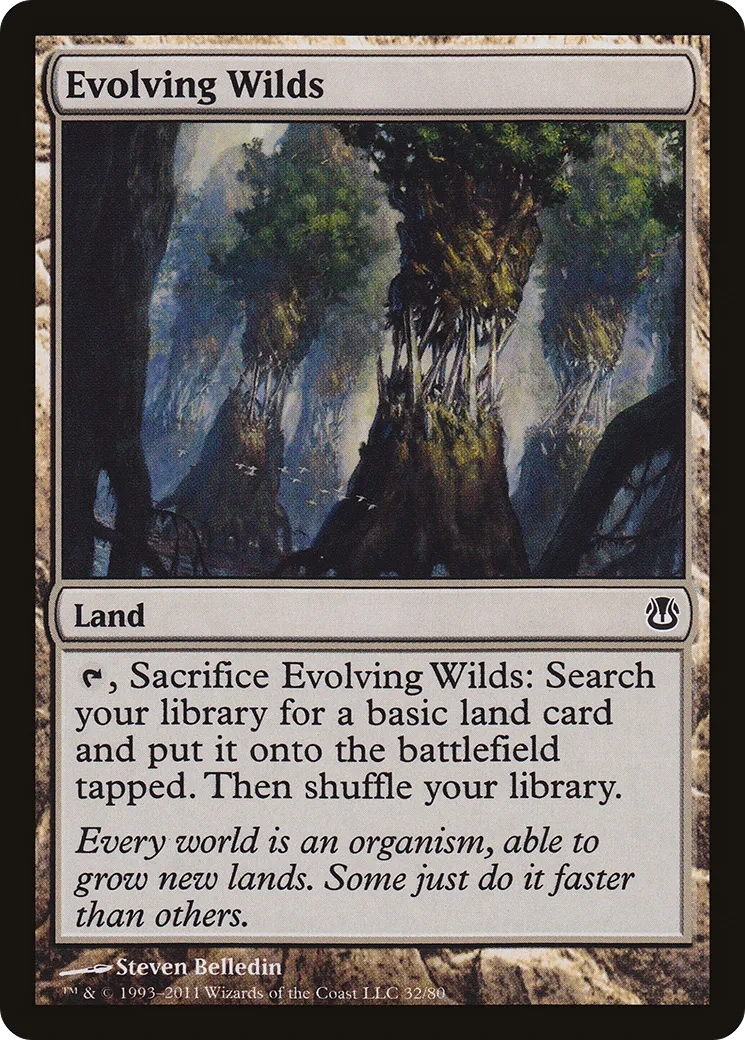 Evolving Wilds — Duel Decks: Ajani vs. Nicol Bolas — Magic: The Gathering