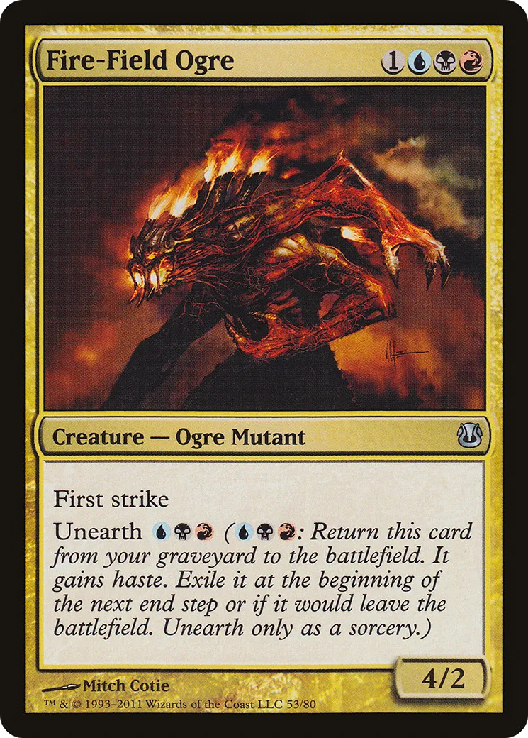 Fire-Field Ogre — Duel Decks: Ajani vs. Nicol Bolas — Magic: The Gathering