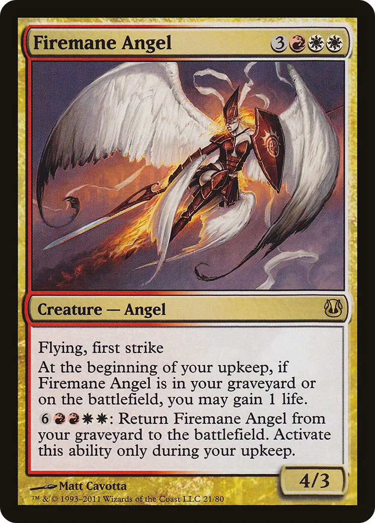 Firemane Angel — Duel Decks: Ajani vs. Nicol Bolas — Magic: The Gathering