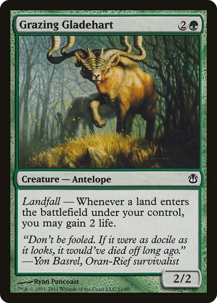 Grazing Gladehart — Duel Decks: Ajani vs. Nicol Bolas — Magic: The Gathering