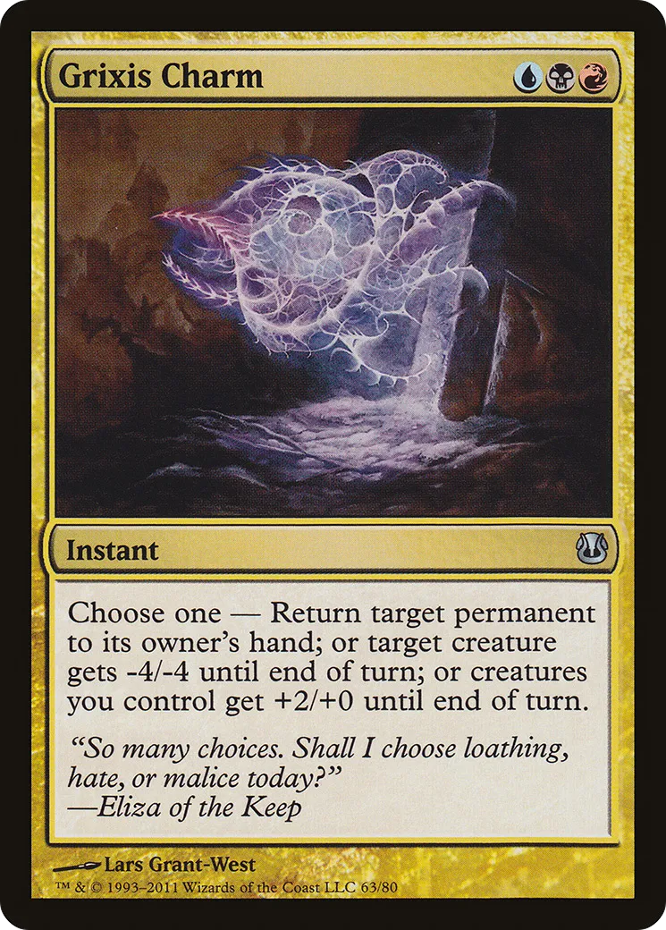 Grixis Charm from Duel Decks: Ajani vs. Nicol Bolas - Magic: The Gathering