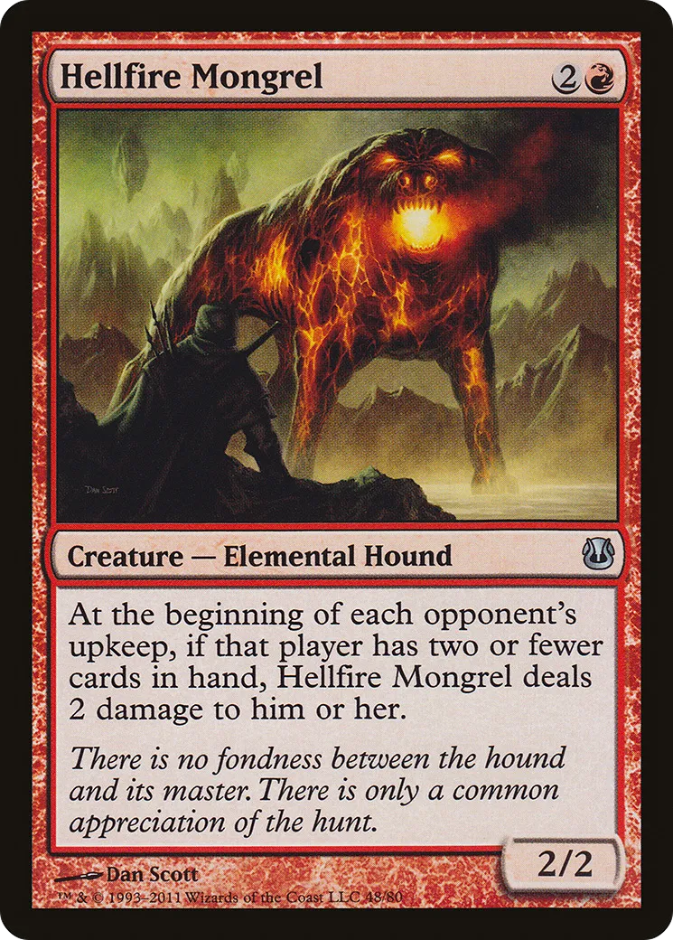 Hellfire Mongrel from Duel Decks: Ajani vs. Nicol Bolas - Magic: The Gathering