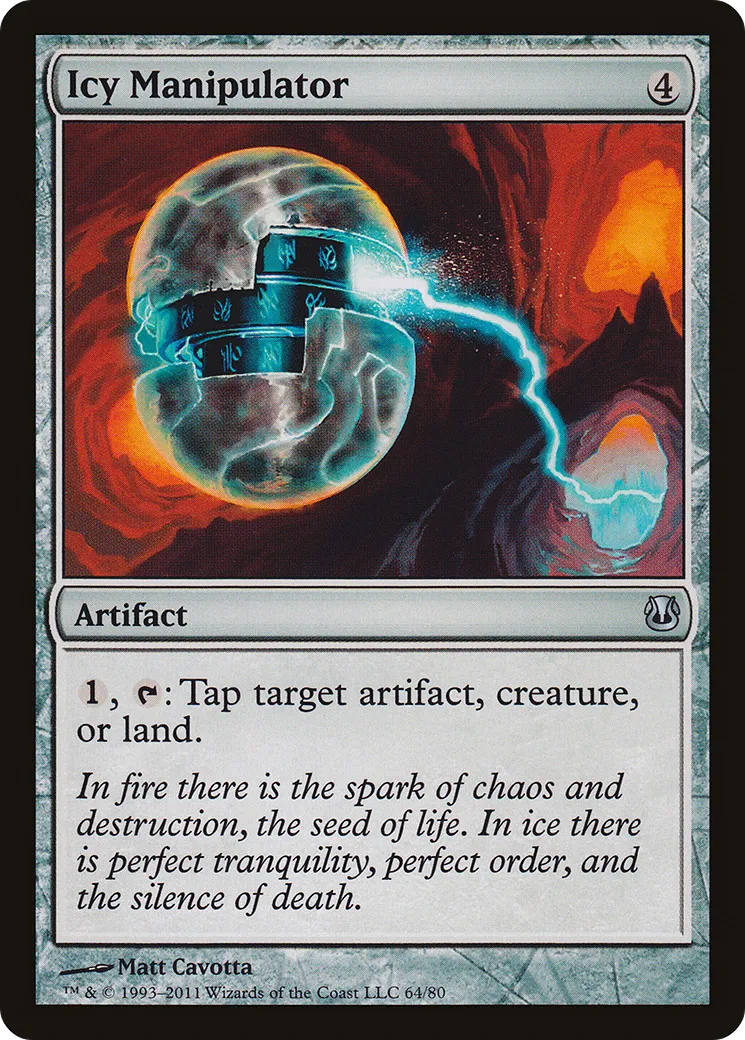 Icy Manipulator — Duel Decks: Ajani vs. Nicol Bolas — Magic: The Gathering
